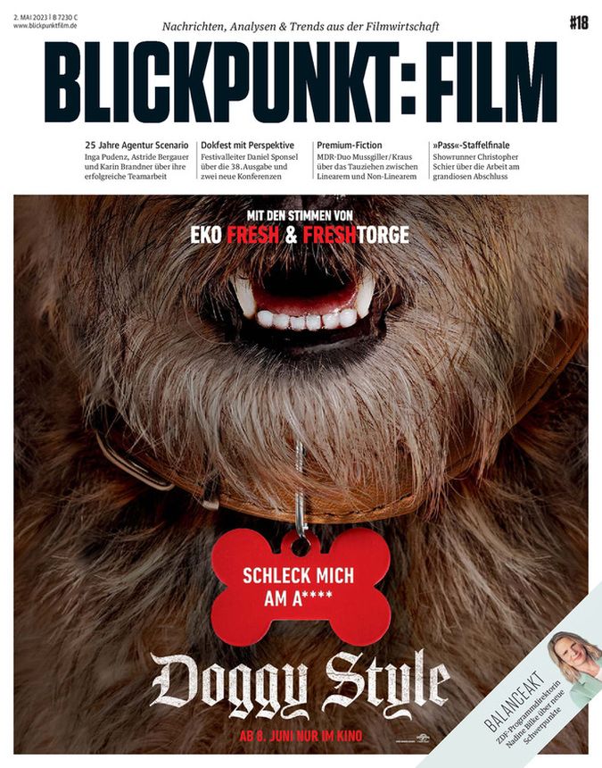 BLICKPUNKT: FILM magazine side cover Issue 18 27 April 2023