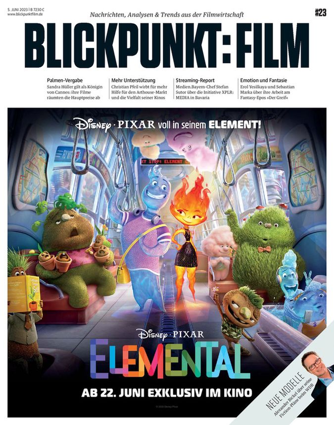 BLICKPUNKT: FILM magazine side cover Issue 23 2 June 2023