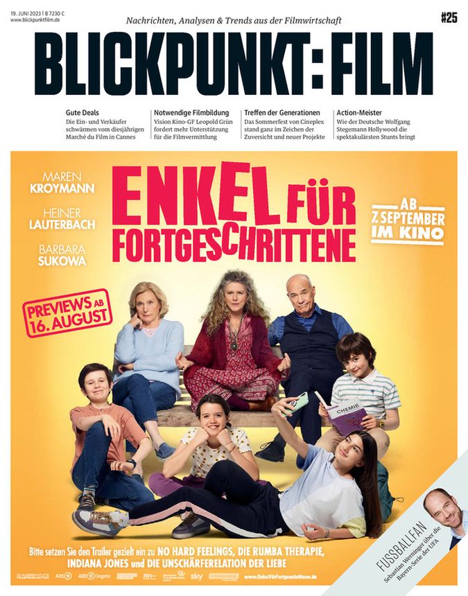 BLICKPUNKT: FILM magazine side cover Issue 25 15 June 2023