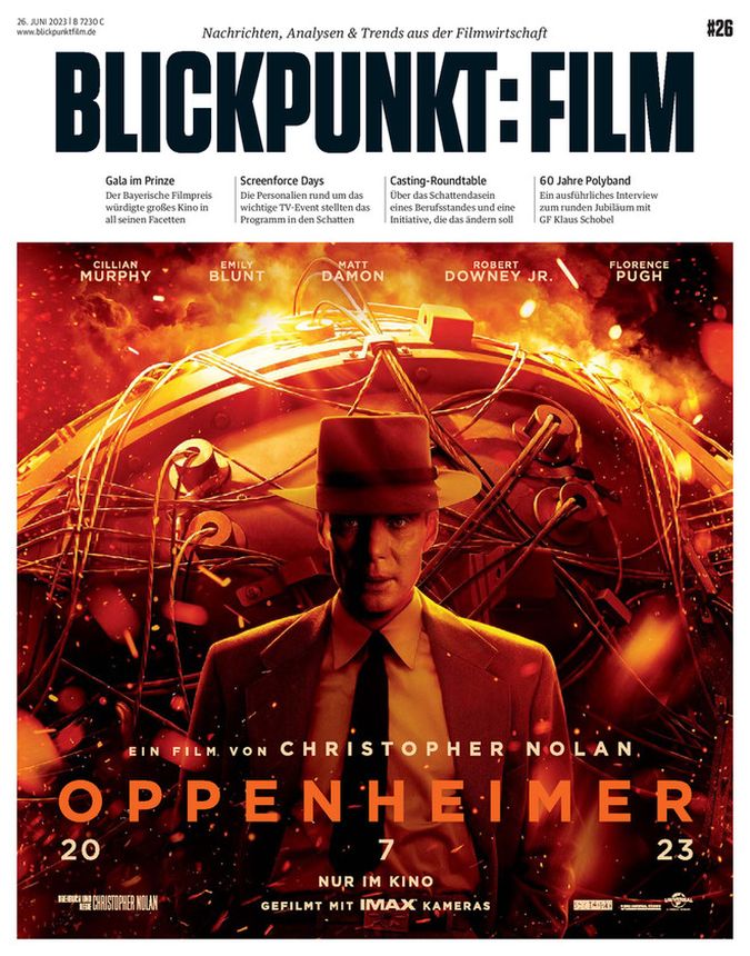 BLICKPUNKT: FILM magazine side cover Issue 26 22 June 2023