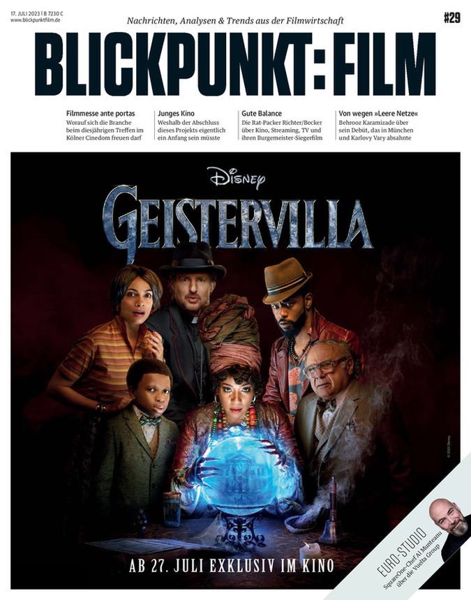 BLICKPUNKT: FILM magazine side cover Issue 29 13 July 2023
