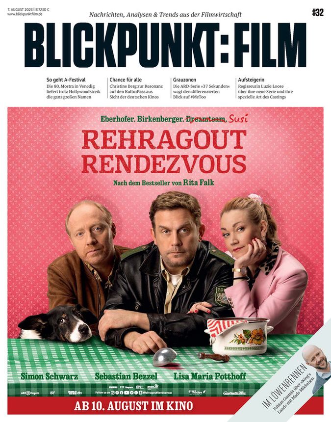 BLICKPUNKT: FILM magazine side cover Issue 32 3 August 2023