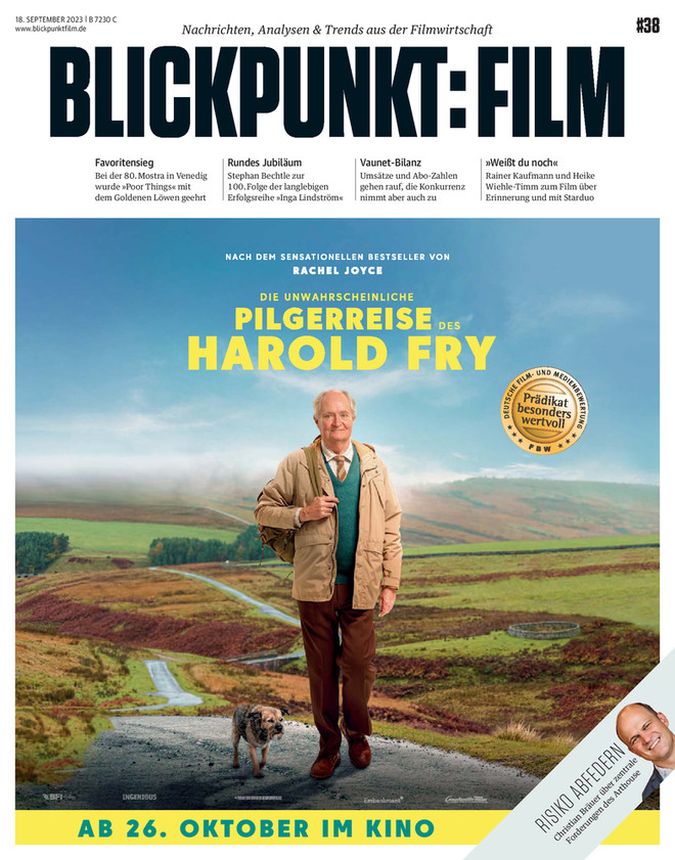 BLICKPUNKT: FILM magazine side cover Issue 38 14 September 2023
