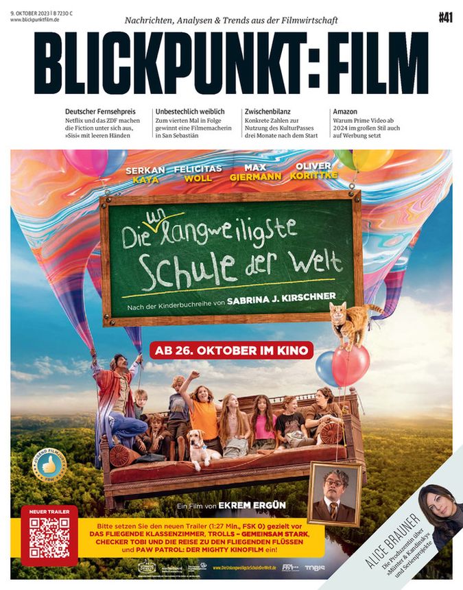 BLICKPUNKT: FILM magazine side cover Issue 41 6 October 2023