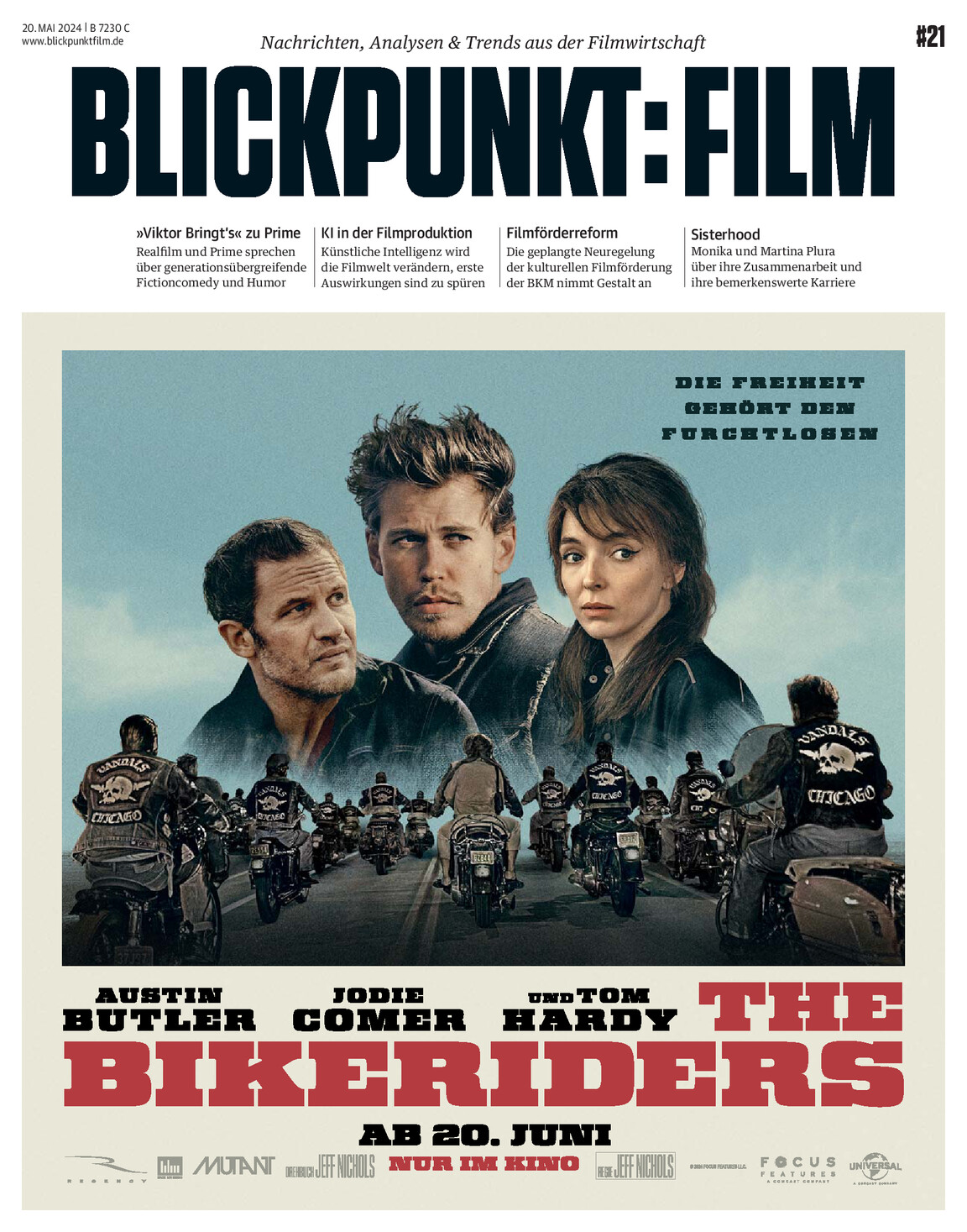 BLICKPUNKT: FILM magazine side cover Issue 21 20 May 2024