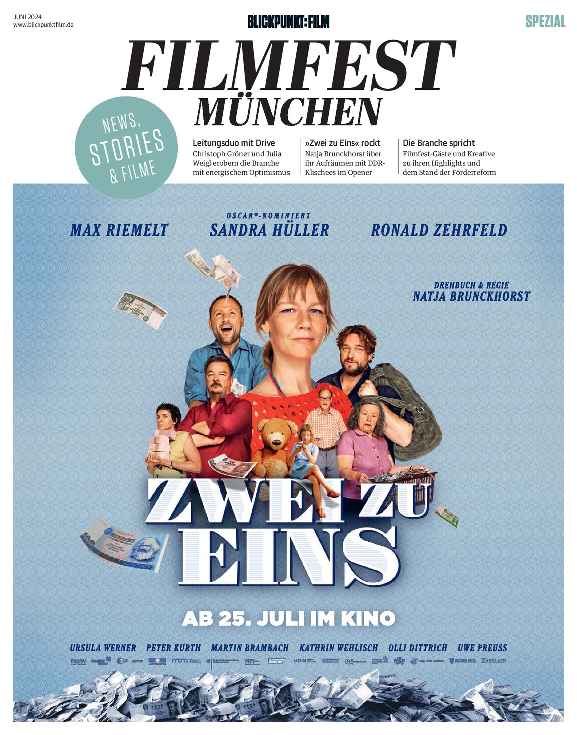 BLICKPUNKT: FILM magazine side cover  Special  June 2024