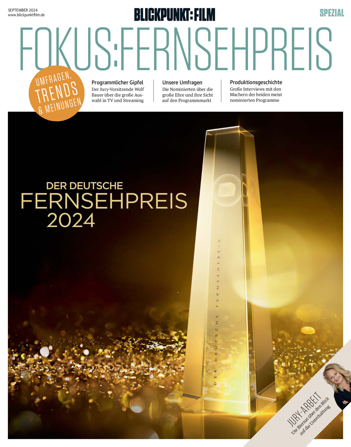 BLICKPUNKT: FILM magazine side cover  Special  September 2024