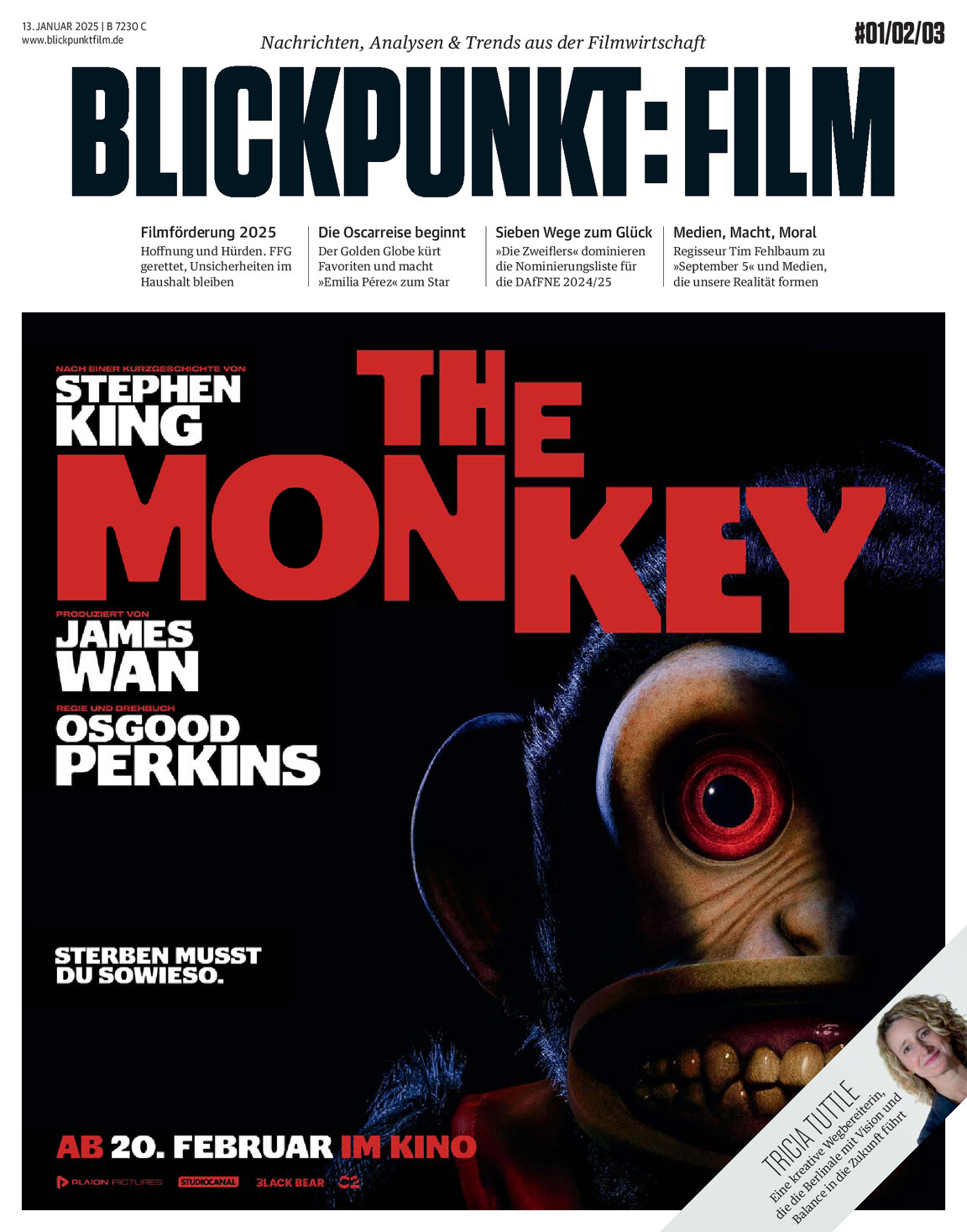 BLICKPUNKT: FILM magazine side cover Issue 1-3 13 January 2025