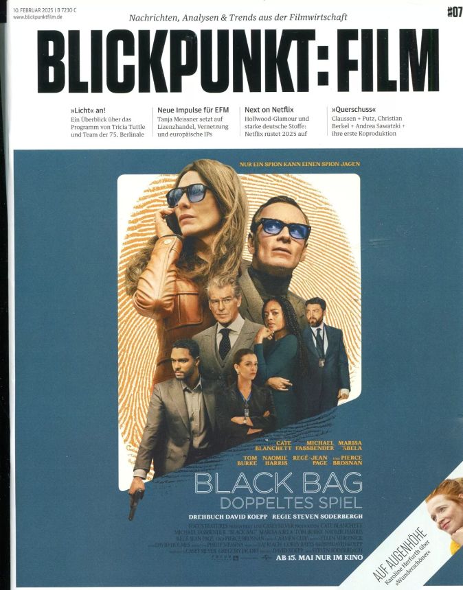 BLICKPUNKT: FILM magazine side cover Issue 7 10 February 2025