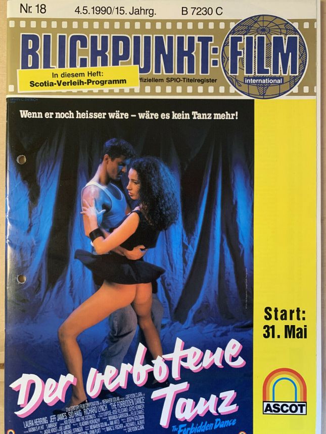 BLICKPUNKT: FILM magazine side cover Issue 18   1990