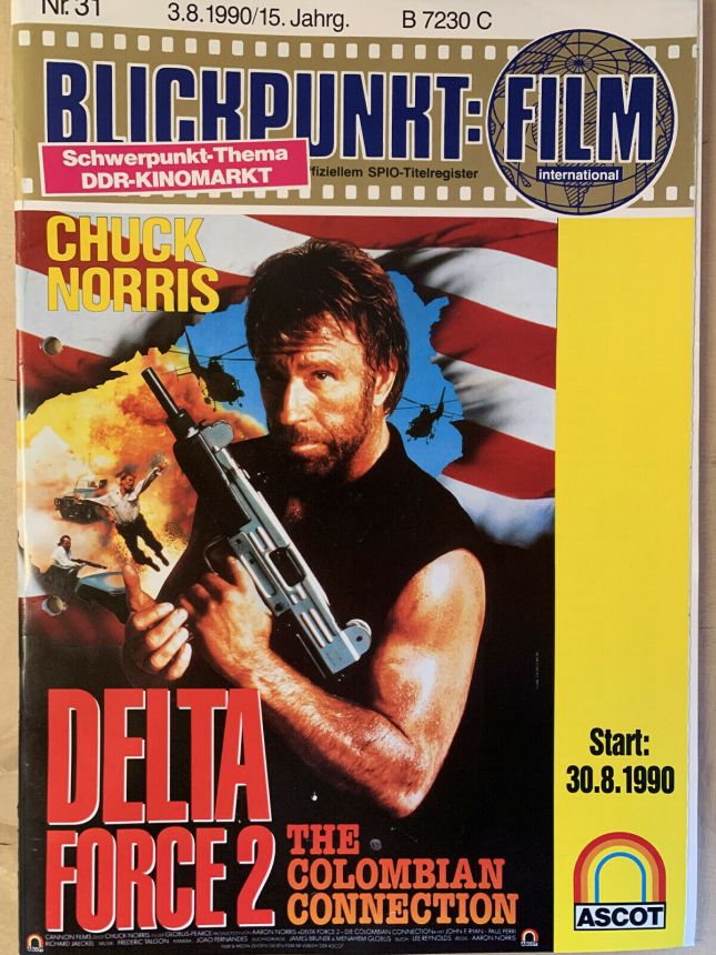 BLICKPUNKT: FILM magazine side cover Issue 31   1990