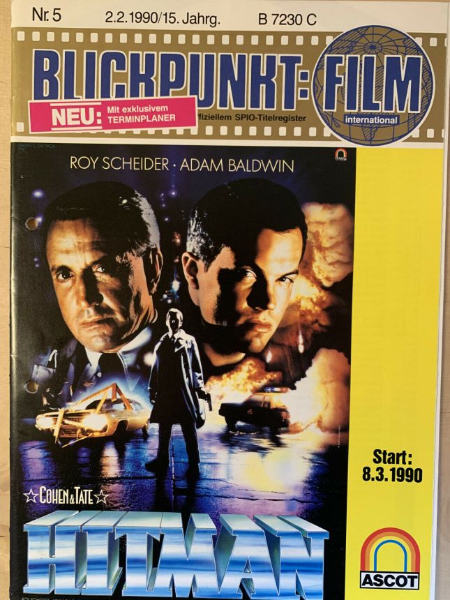 BLICKPUNKT: FILM magazine side cover Issue 5   1990