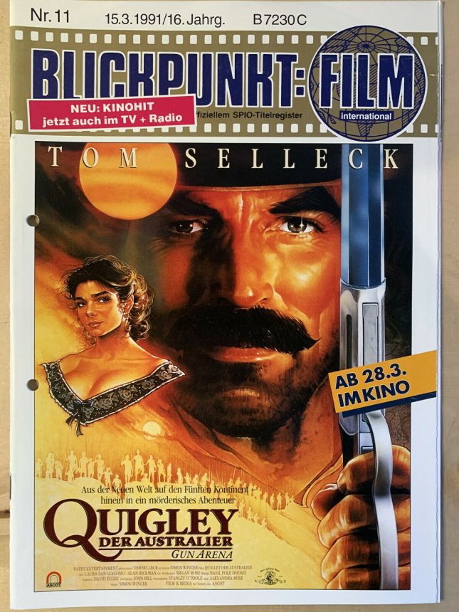 BLICKPUNKT: FILM magazine side cover Issue 11   1991