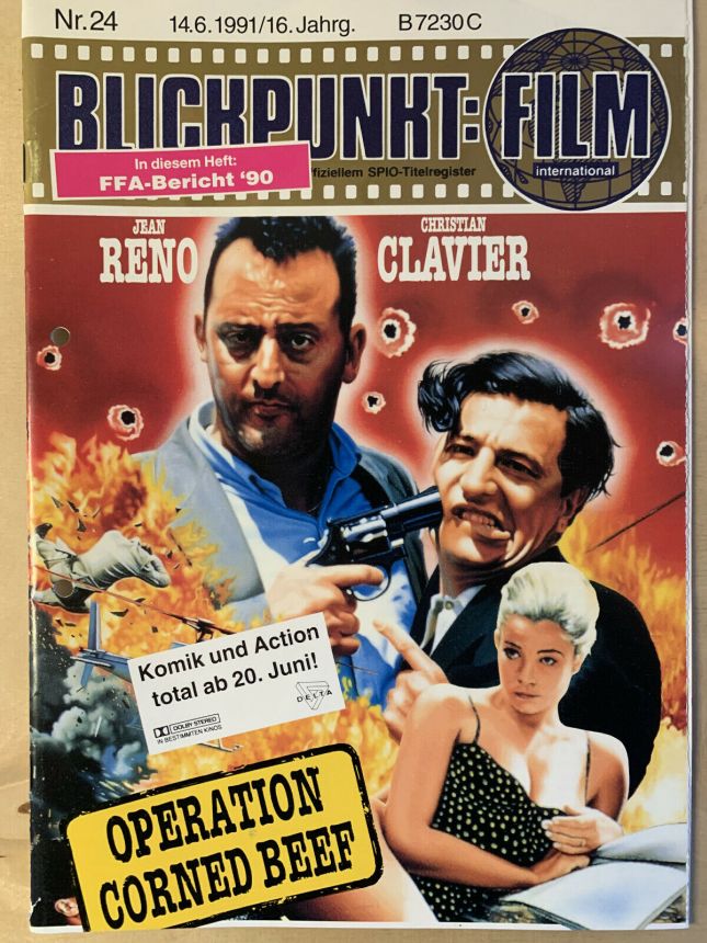 BLICKPUNKT: FILM magazine side cover Issue 24   1991