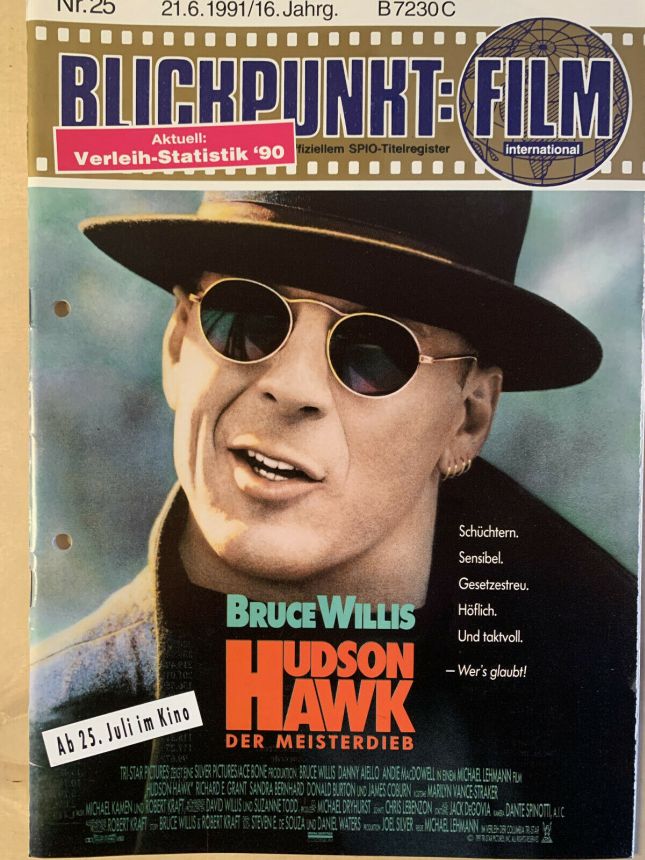 BLICKPUNKT: FILM magazine side cover Issue 25   1991
