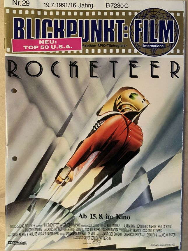 BLICKPUNKT: FILM magazine side cover Issue 29   1991