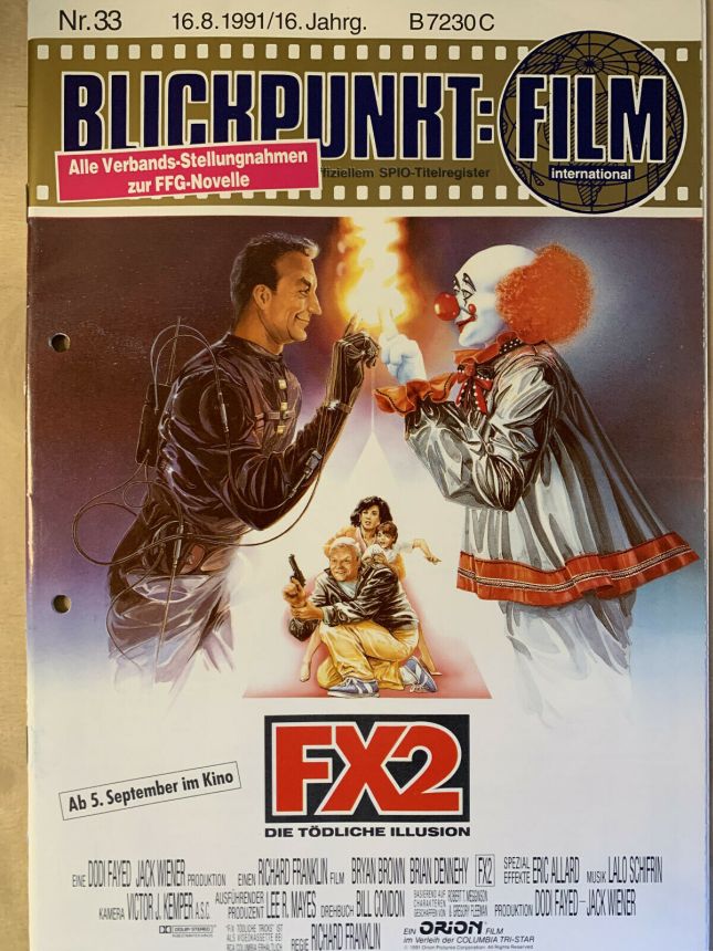 BLICKPUNKT: FILM magazine side cover Issue 33   1991