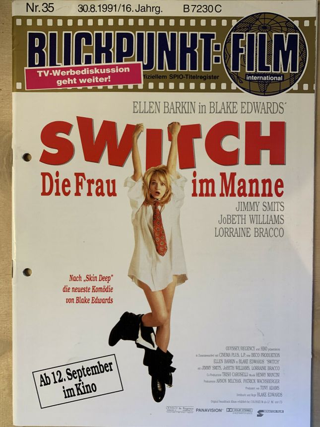 BLICKPUNKT: FILM magazine side cover Issue 35   1991