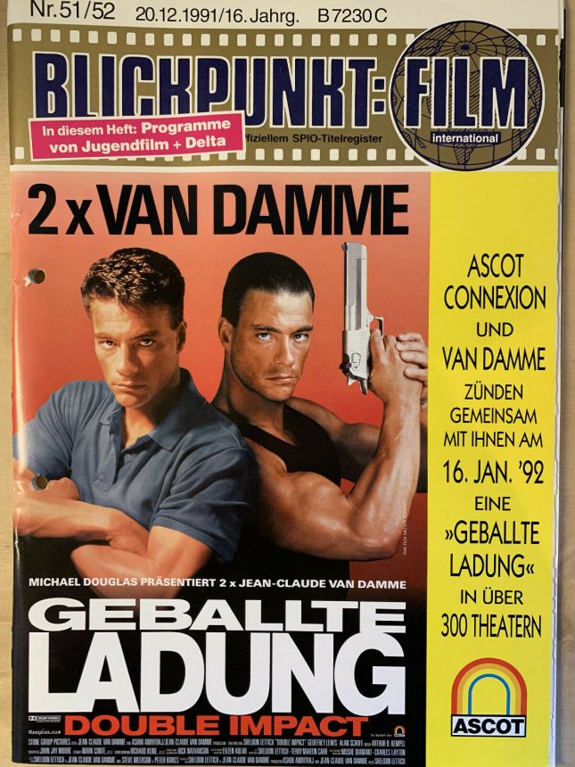 BLICKPUNKT: FILM magazine side cover Issue 51-2   1991