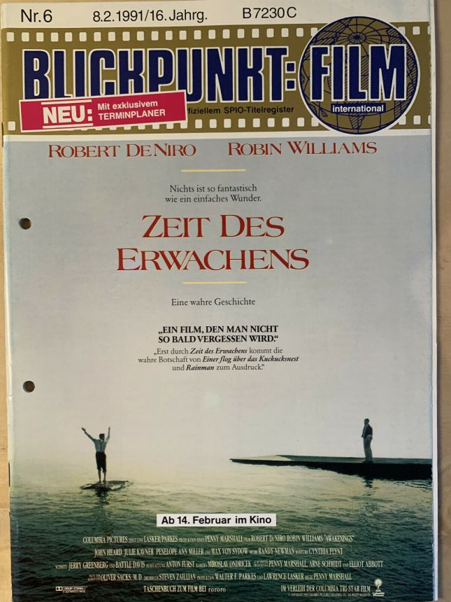 BLICKPUNKT: FILM magazine side cover Issue 6   1991