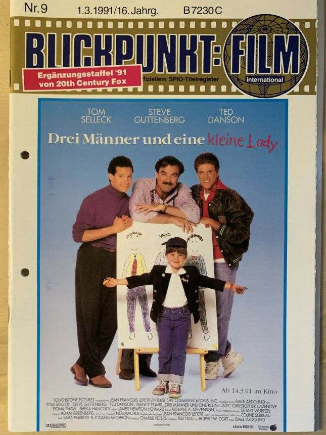 BLICKPUNKT: FILM magazine side cover Issue 9   1991