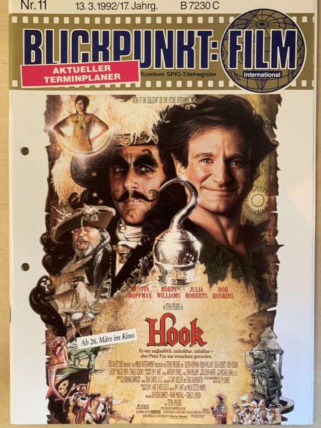 BLICKPUNKT: FILM magazine side cover Issue 11   1992
