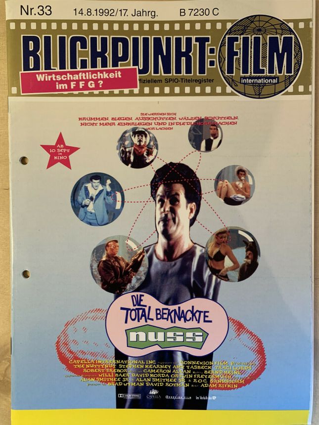 BLICKPUNKT: FILM magazine side cover Issue 33   1992
