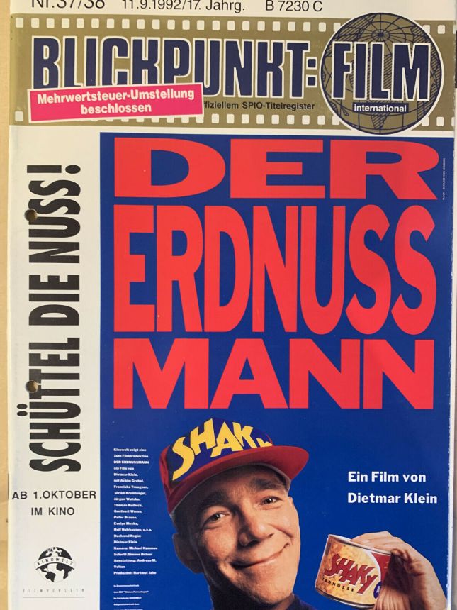 BLICKPUNKT: FILM magazine side cover Issue 37-8   1992