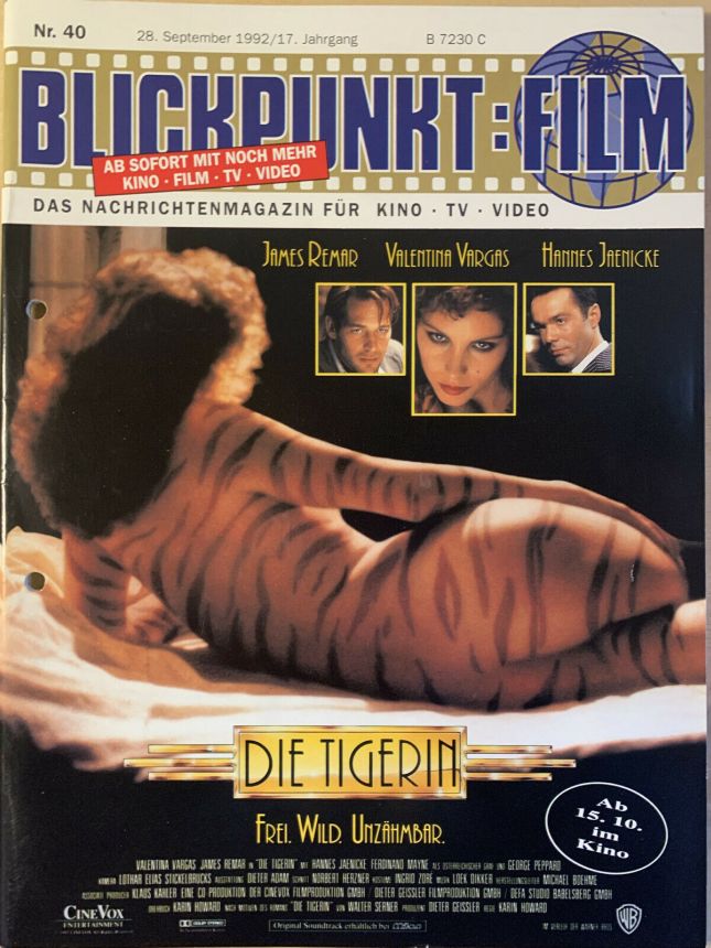 BLICKPUNKT: FILM magazine side cover Issue 40   1992