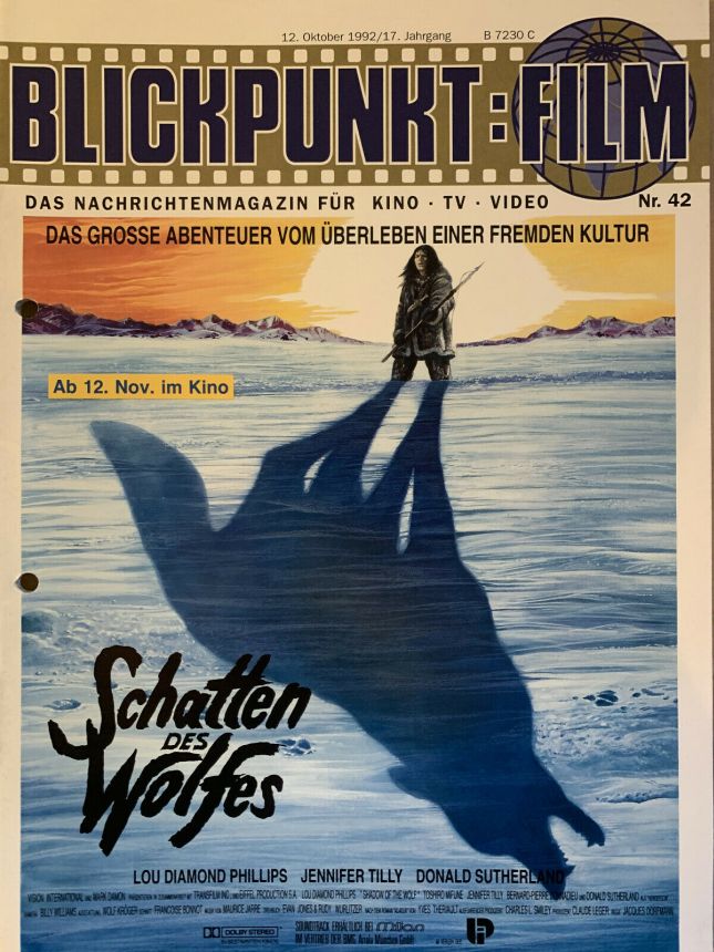 BLICKPUNKT: FILM magazine side cover Issue 42   1992