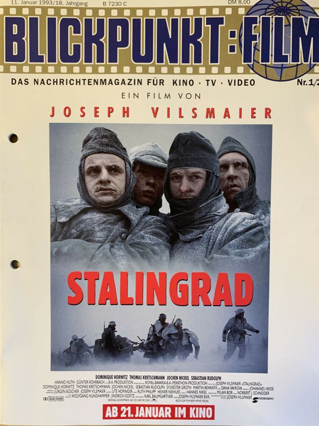 BLICKPUNKT: FILM magazine side cover Issue 1-2   1993