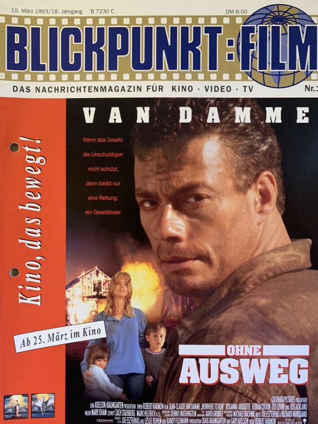 BLICKPUNKT: FILM magazine side cover Issue 11   1993