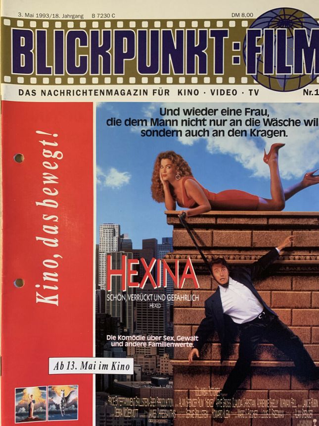 BLICKPUNKT: FILM magazine side cover Issue 18   1993