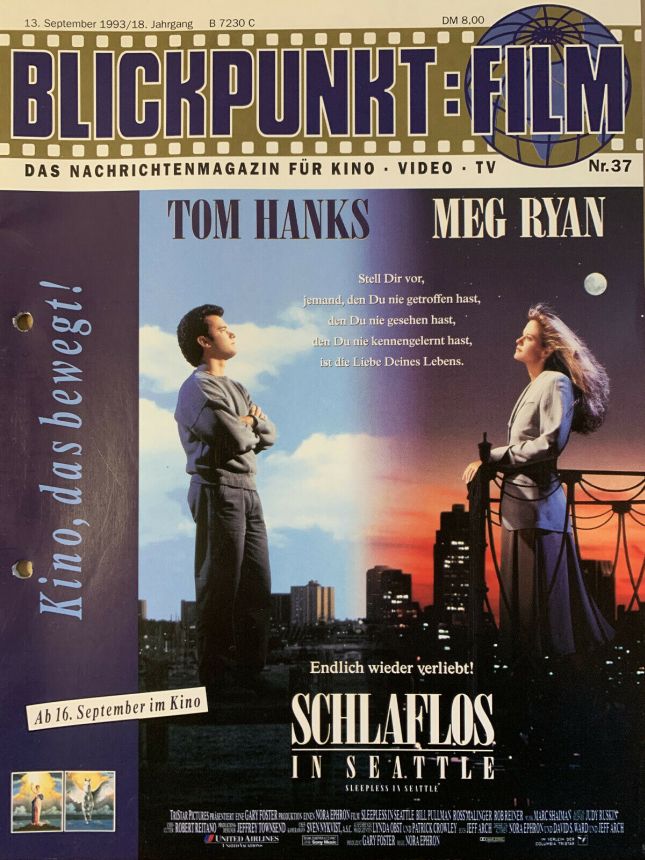BLICKPUNKT: FILM magazine side cover Issue 37   1993
