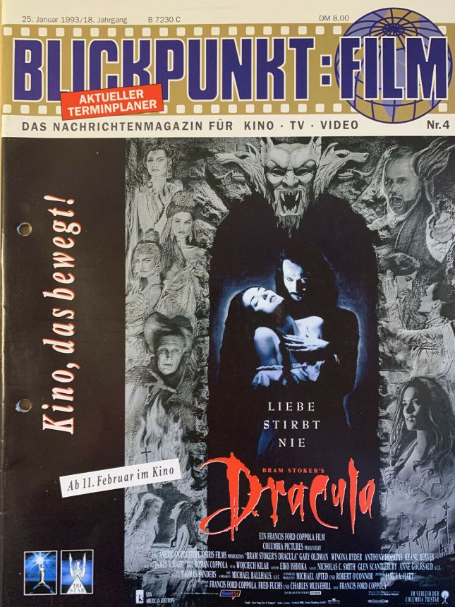 BLICKPUNKT: FILM magazine side cover Issue 4   1993