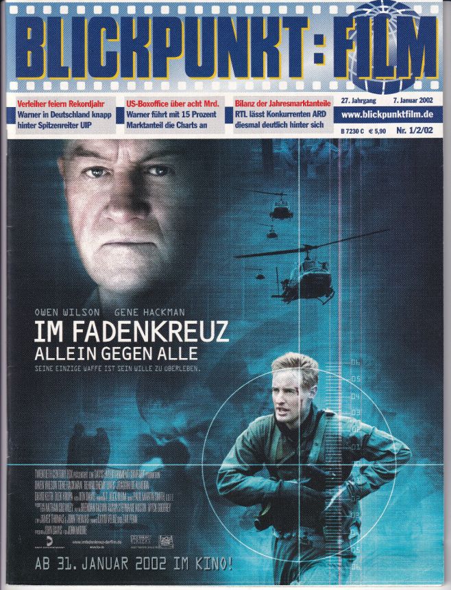 BLICKPUNKT: FILM magazine side cover Issue 1-2 7 January 2002
