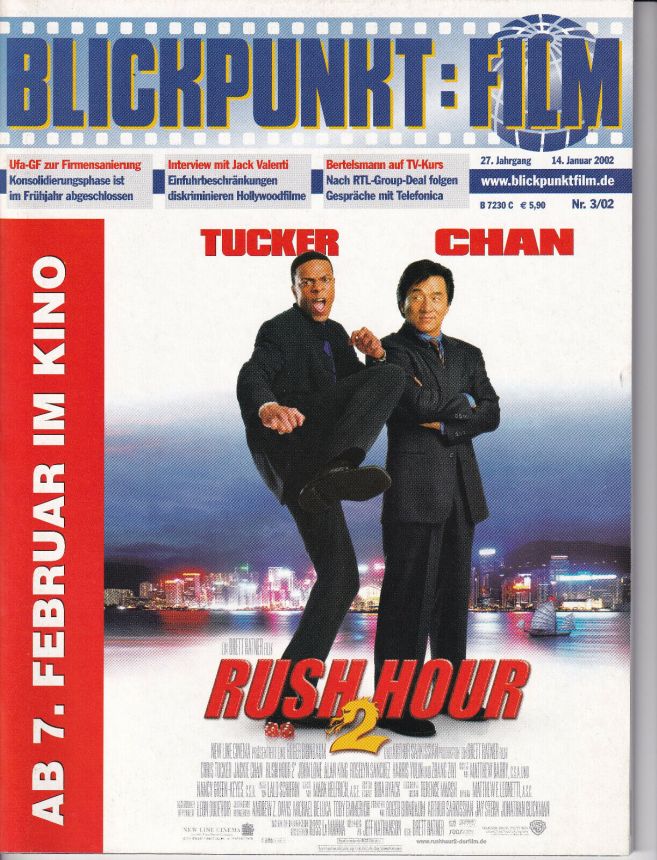 BLICKPUNKT: FILM magazine side cover Issue 3 14 January 2002