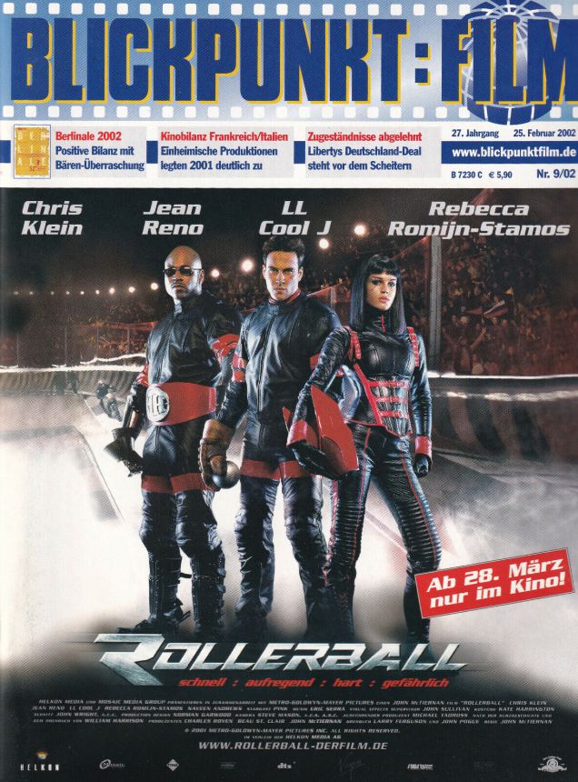 BLICKPUNKT: FILM magazine side cover Issue 9 25 February 2002