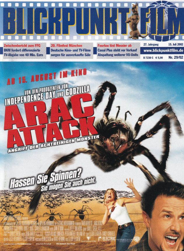 BLICKPUNKT: FILM magazine side cover Issue 29 15 July 2002