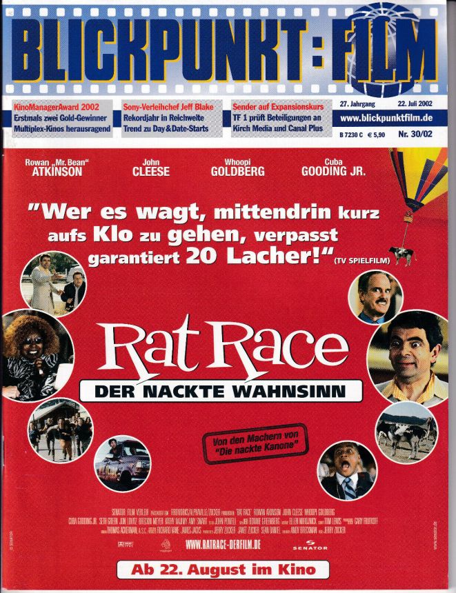 BLICKPUNKT: FILM magazine side cover Issue 30 22 July 2002