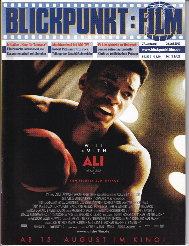 BLICKPUNKT: FILM magazine side cover Issue 31 29 July 2002
