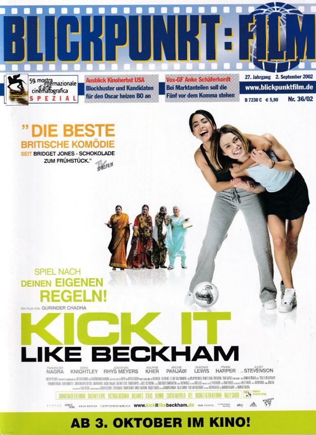 BLICKPUNKT: FILM magazine side cover Issue 36 2 September 2002