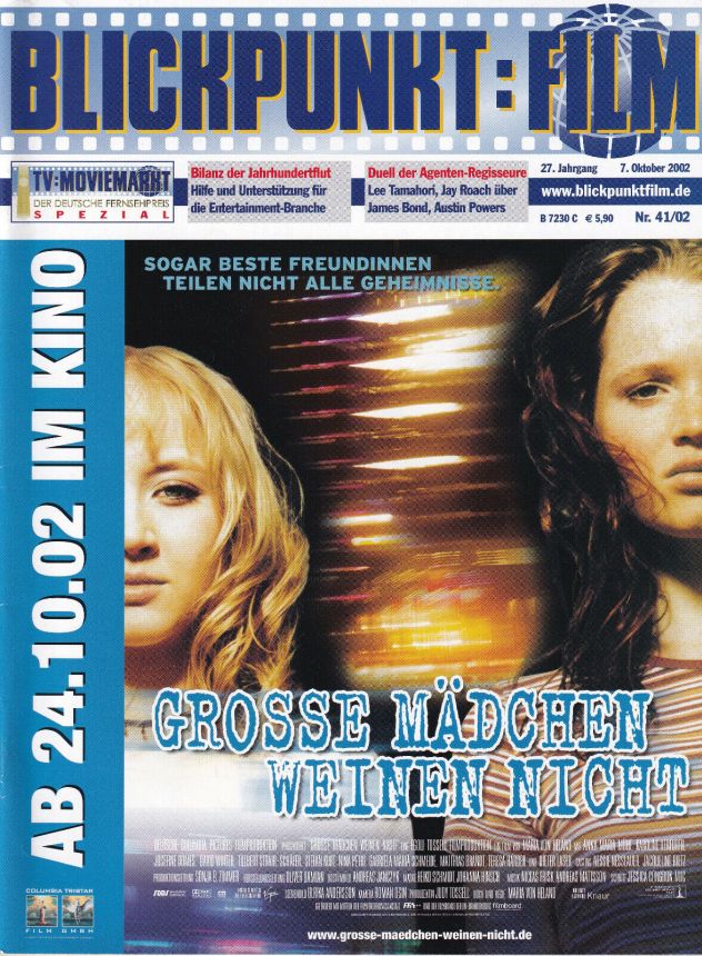BLICKPUNKT: FILM magazine side cover Issue 41 7 October 2002