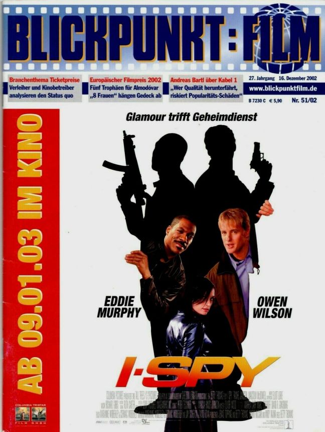BLICKPUNKT: FILM magazine side cover Issue 51   2002