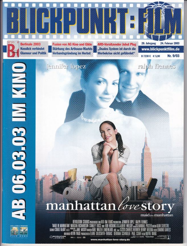BLICKPUNKT: FILM magazine side cover Issue 9 24 February 2003