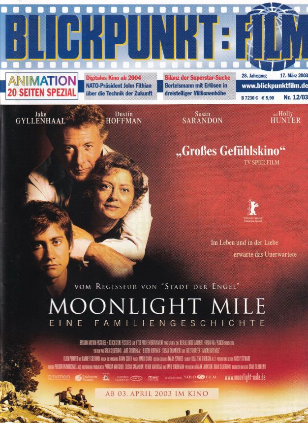BLICKPUNKT: FILM magazine side cover Issue 12 17 March 2003