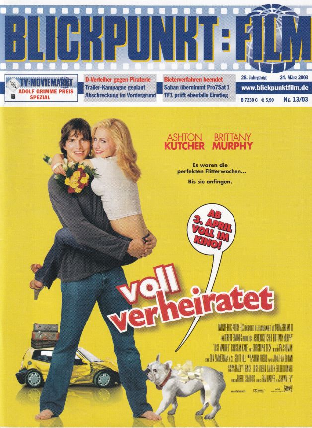 BLICKPUNKT: FILM magazine side cover Issue 13 24 March 2003