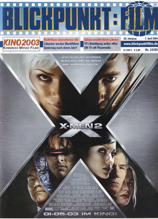 BLICKPUNKT: FILM magazine side cover Issue 15 7 April 2003