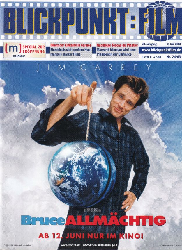 BLICKPUNKT: FILM magazine side cover Issue 24 9 June 2003