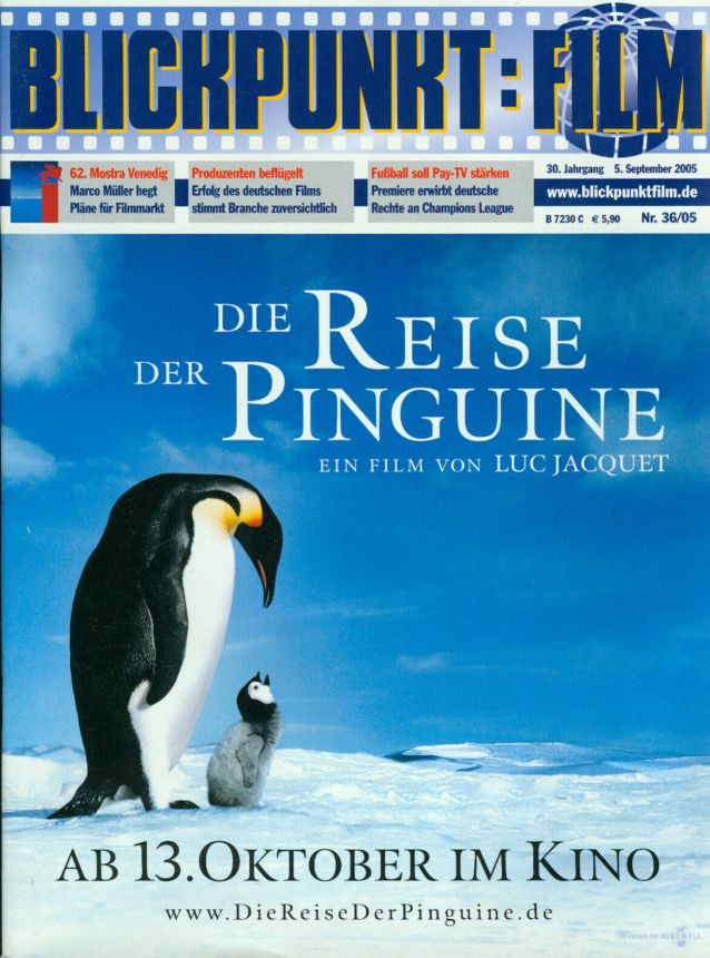 BLICKPUNKT: FILM magazine side cover Issue 36   2005